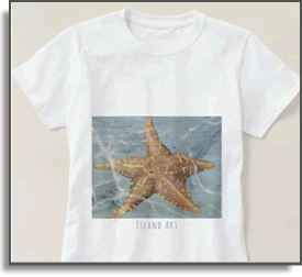 Starfish - Island Art by Yotigo Tshirt